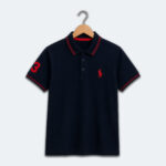 Boys Dark Navy Polo T-Shirt