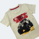 Boys Born To Ride Summer Set – Cream - Image 3