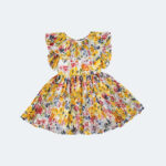 Floral Princess Pleated Dress