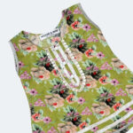 Girls Floral Summer Sharara Set – Sleeveless 2 Piece Outfit - Image 2