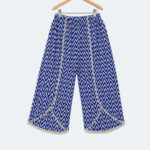 Girls Royal Blue Printed Lawn 2-Piece Suit - Image 4